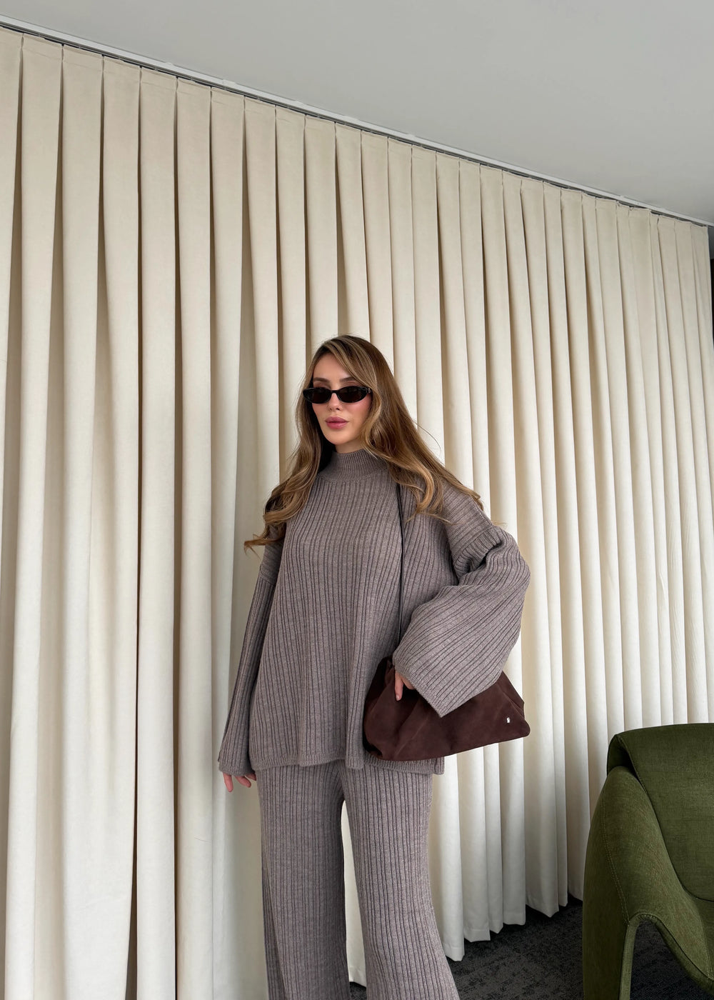 Vizon Örme Triko Takım - 98078