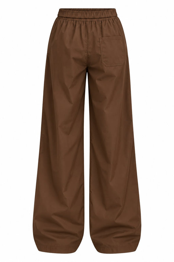 Kahverengi Bomber Saten Pantolon - 2y9663 - 51229
