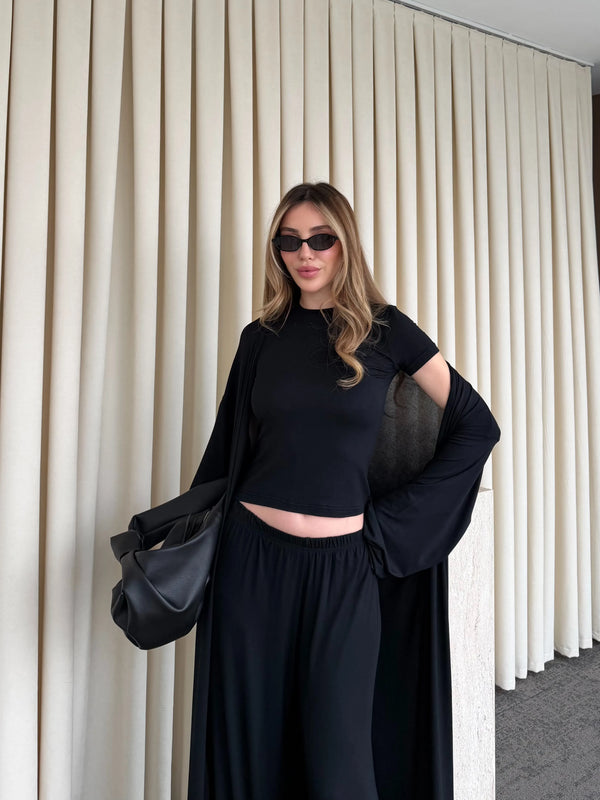 Siyah Üçlü Takım - 30121