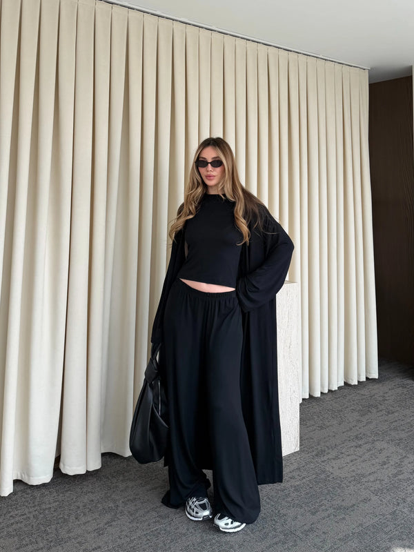 Siyah Üçlü Takım - 30121