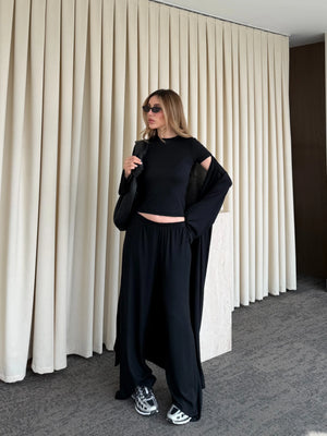 Siyah Üçlü Takım - 30121