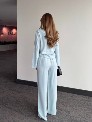 Mavi Mermaid Bluz Pantolon Takım - 8760