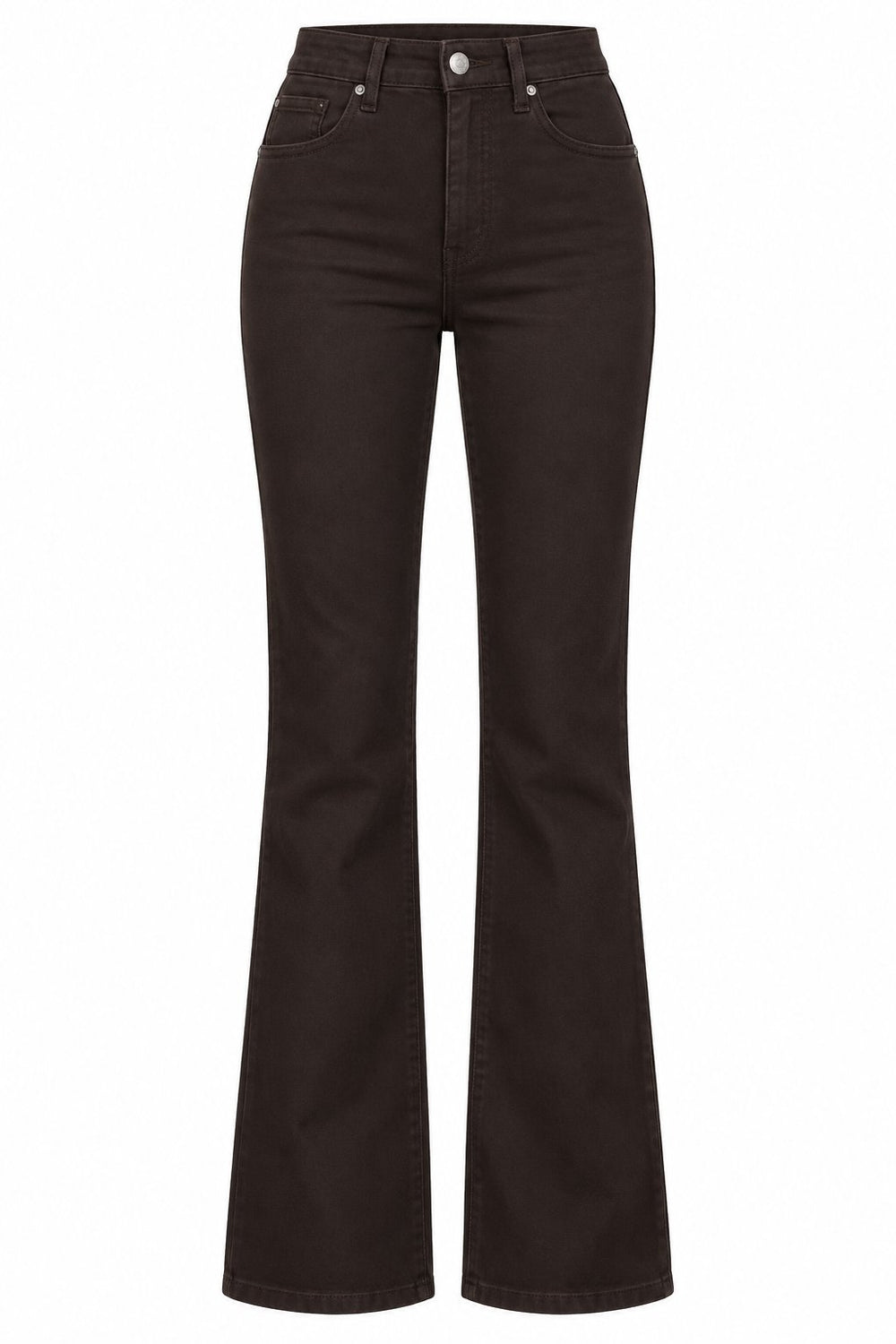 Kahverengi İspanyol Paça Jean - 2y2106