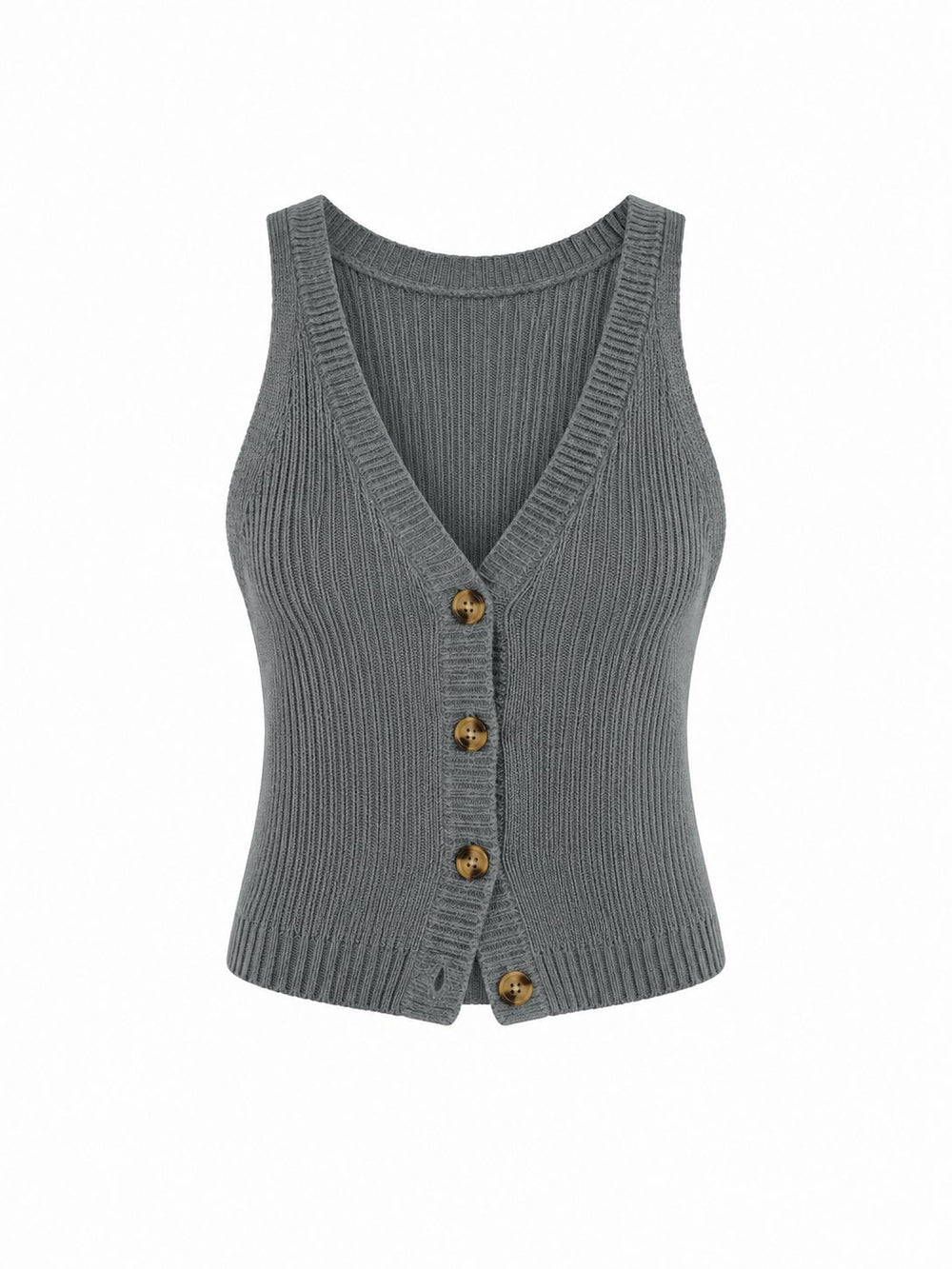 Antrasit Chic Yelek - 1354