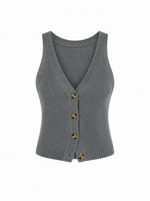 Antrasit Chic Yelek - 1354