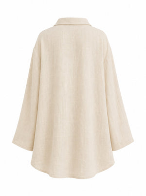 Taş Pamuklu İki Bağcıklı Kimono - 2y5218