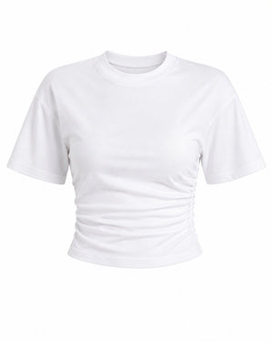 Beyaz Drapeli Body - 2y261003