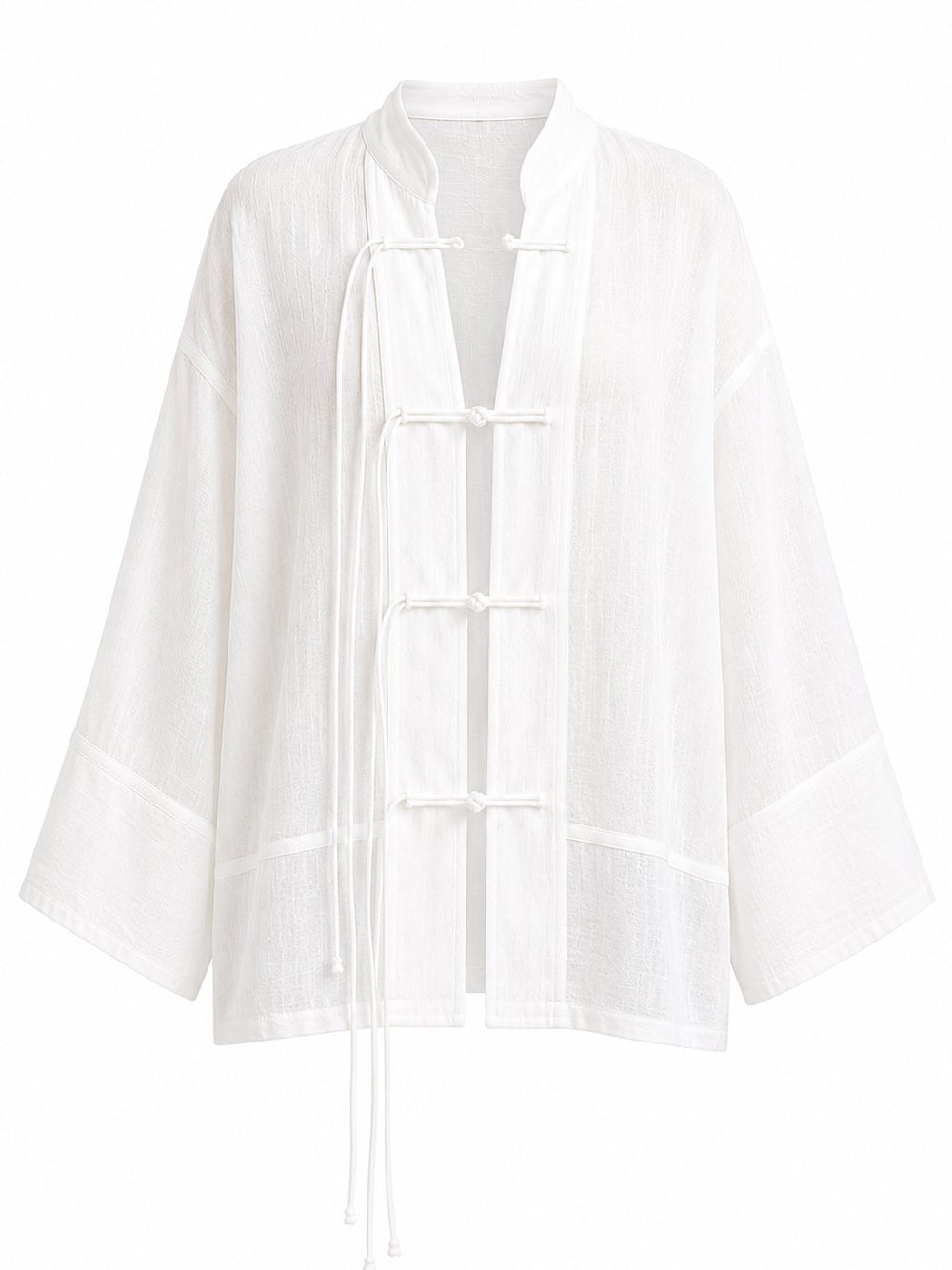 İp Bağcıklı Transparan Kimono - 5098