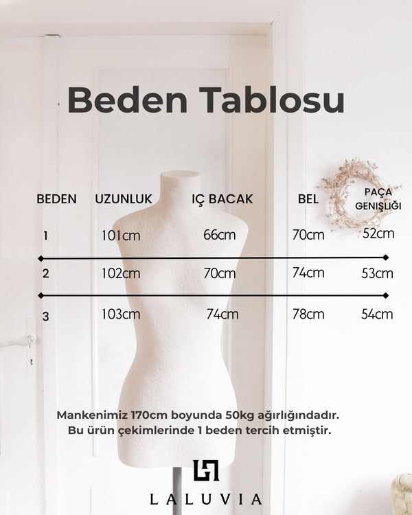 Mürdüm Beli Lastikli Modal Pantolon - 3322