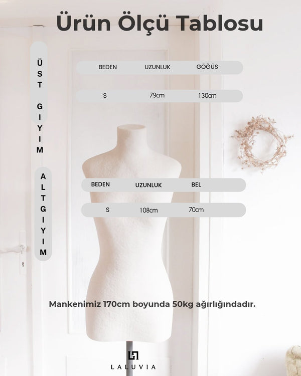 Kahverengi %100 Pamuk Cepli Kuşaklı Kimono Takım - 2y8491