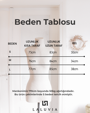 Pembe Dantelli Asimetrik Etek - E261064