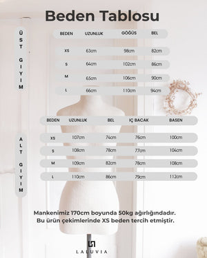 Beyaz Çizgili Gömlek Pantolon Takım - 2y1424