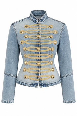 Mavi Gold Aksesuarlı Denim Ceket - 1211