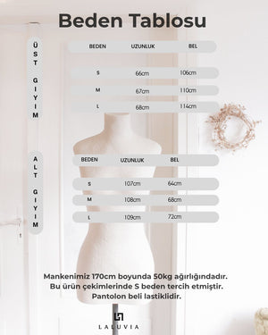 Bordo Bağlamalı Kimono Takım - 2y8567