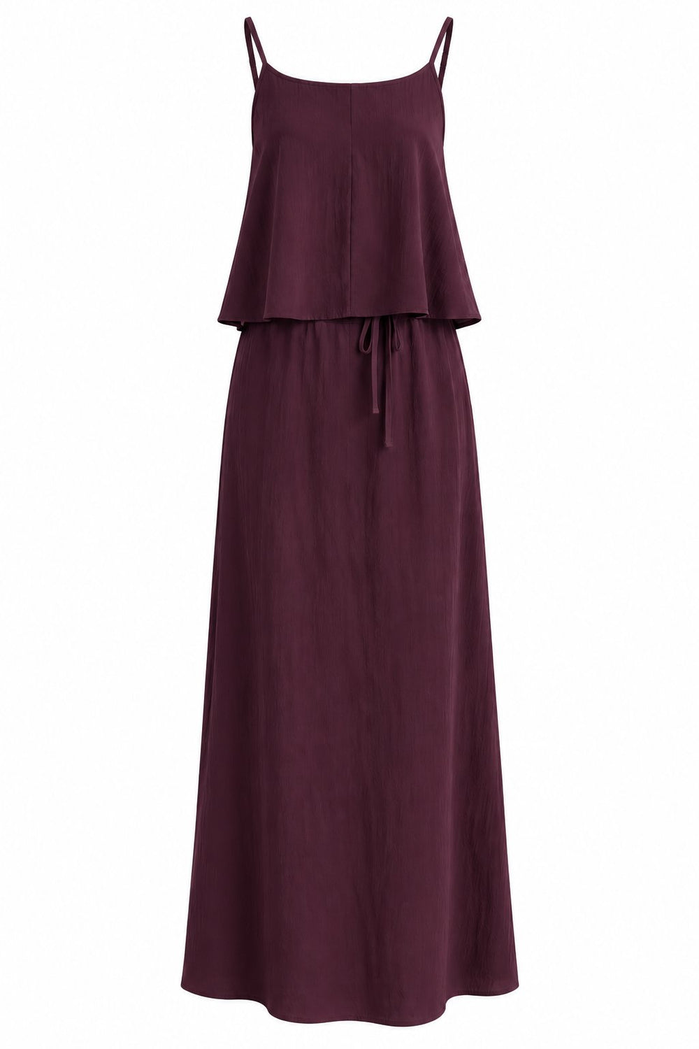 Bordo Askılı Bluz Etek Takım - 2y51165