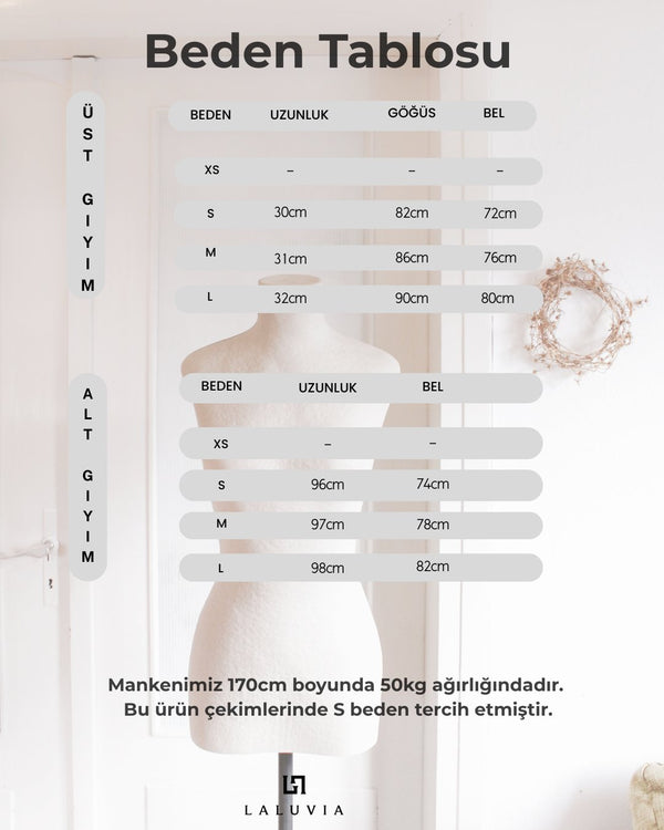 Çok Renkli Yırtmaçlı Piliseli İkili Takım - 2y8570