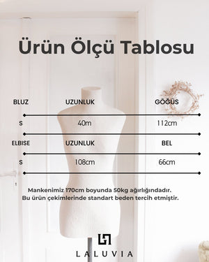 Kahverengi Renna Bluz Elbise Takım - 2Y4064