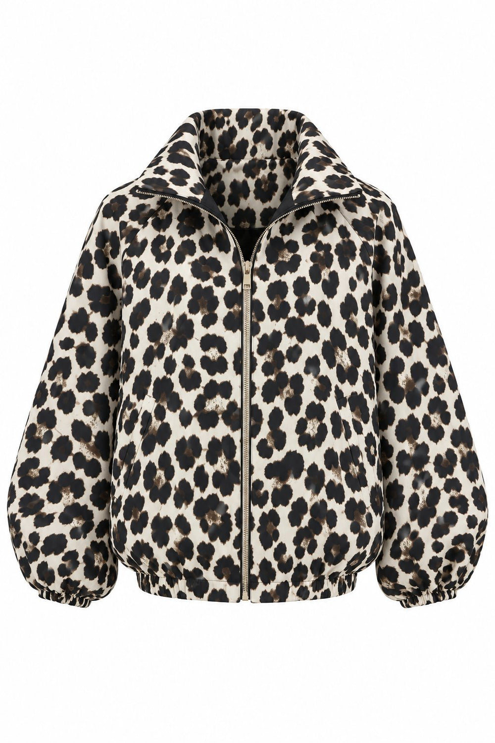 Leopar Bomber Ceket - 9636