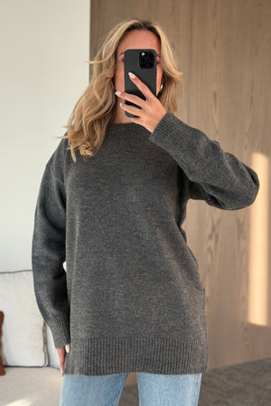 Antrasit Triko Kazak - 04595