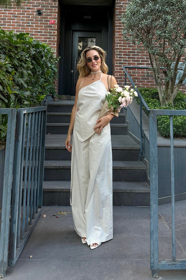 Asimetrik Kesim Çizgili Takım