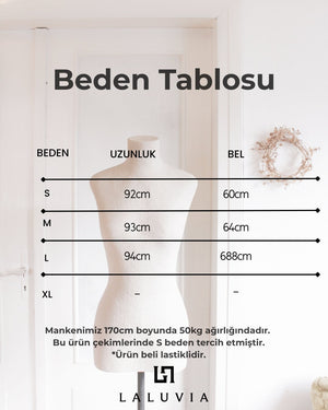 Mürdüm Kırışık Kemerli Etek - 3369