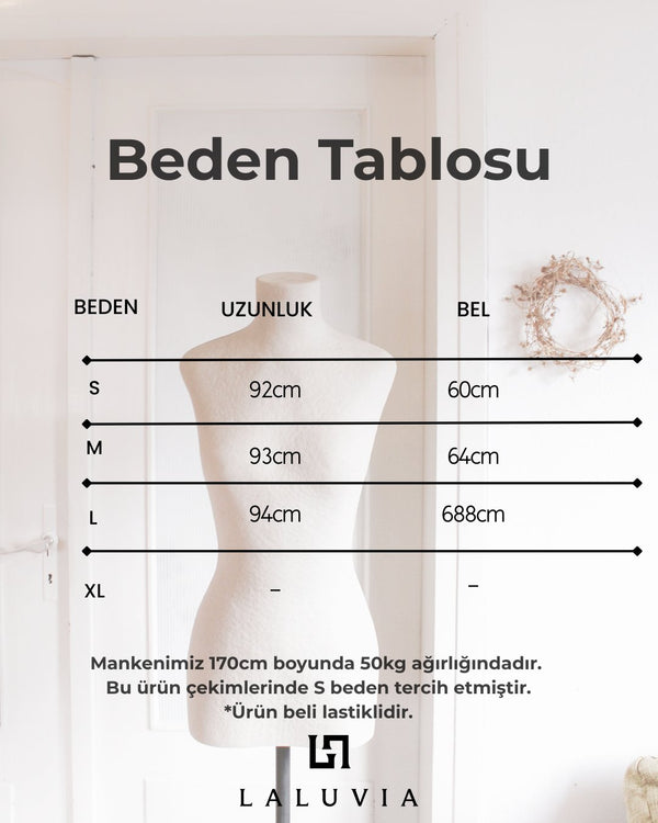 Mürdüm Kırışık Kemerli Etek - 3369