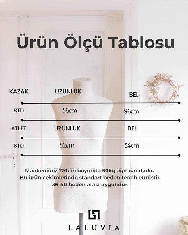 Siyah İkili V Yaka Triko Kazak - 2y251206