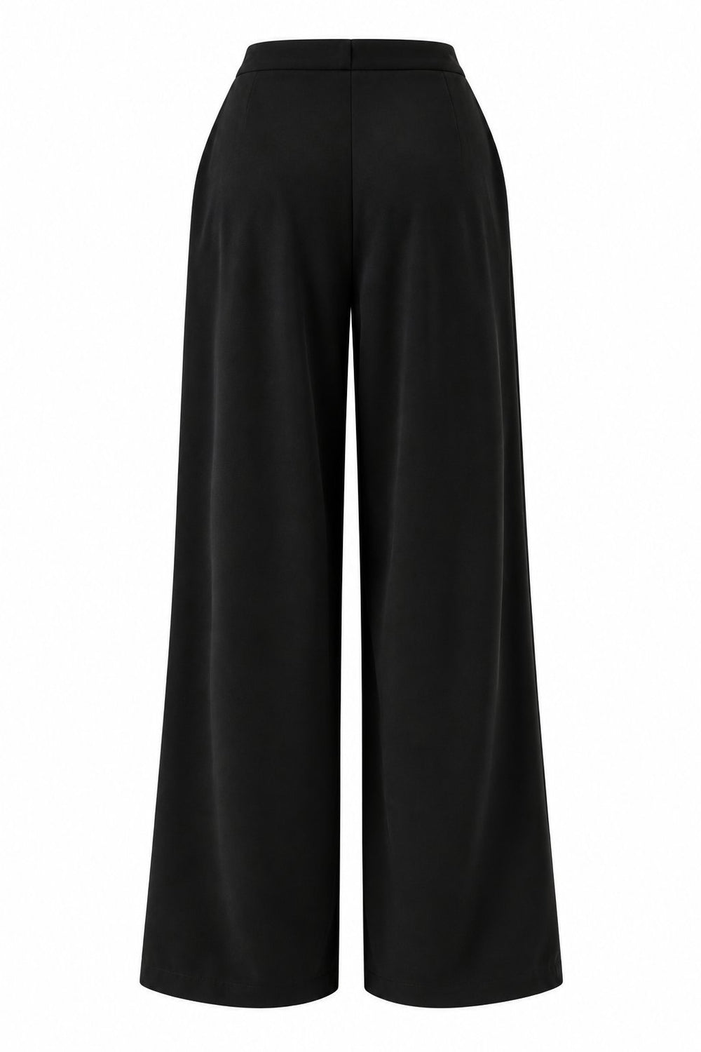 Siyah Pileli Dökümlü Premium Pantolon - 261061