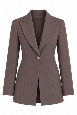 Kahverengi Blazer Ceket - 2y9684