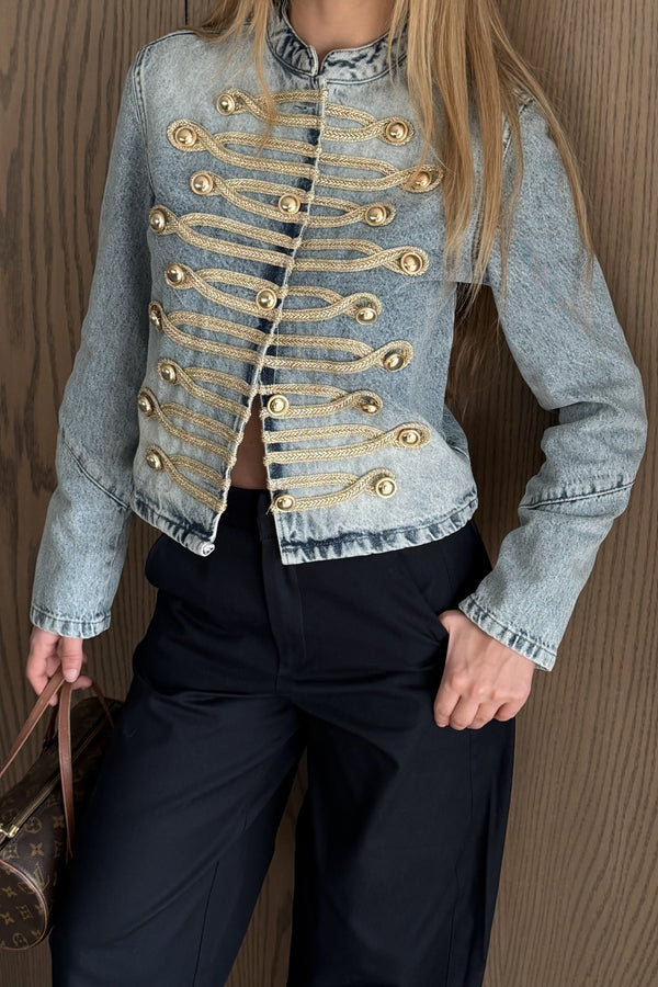 Mavi Gold Aksesuarlı Denim Ceket - 1211