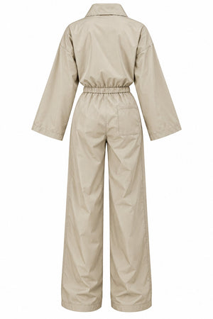 Taş Bomber Saten Ceket Pantolon İkili Takım - 2y9663 - 51229