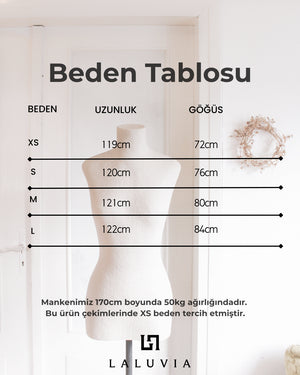 Siyah Boyundan İp Bağlamalı Puantiyeli Elbise - 4733