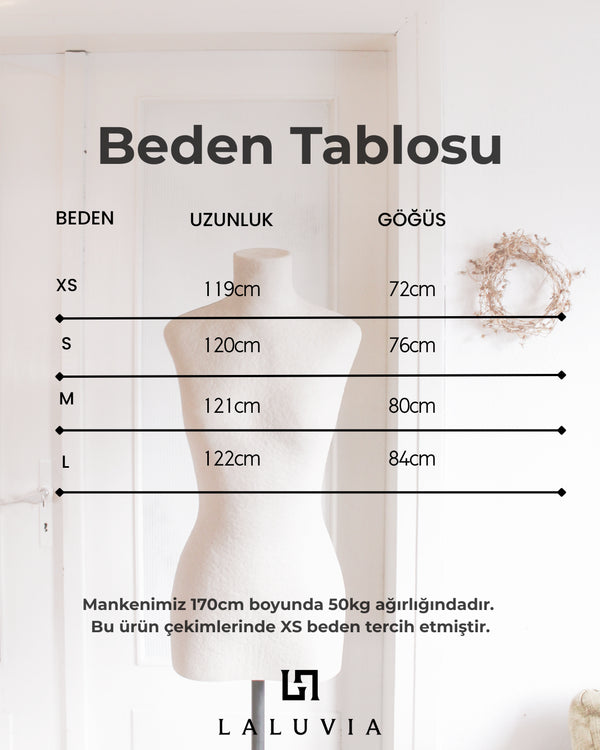 Siyah Boyundan İp Bağlamalı Puantiyeli Elbise - 4733