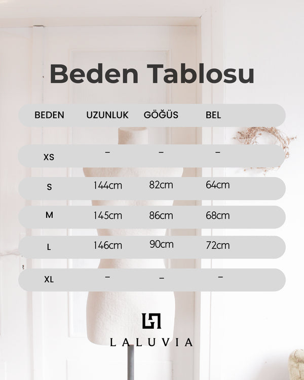 Siyah Gül Detaylı Şifon Elbise - 2485