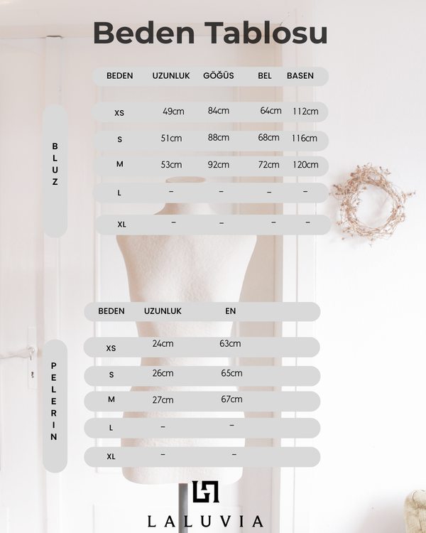 Siyah Pelerinli Straplez Bluz - 1101