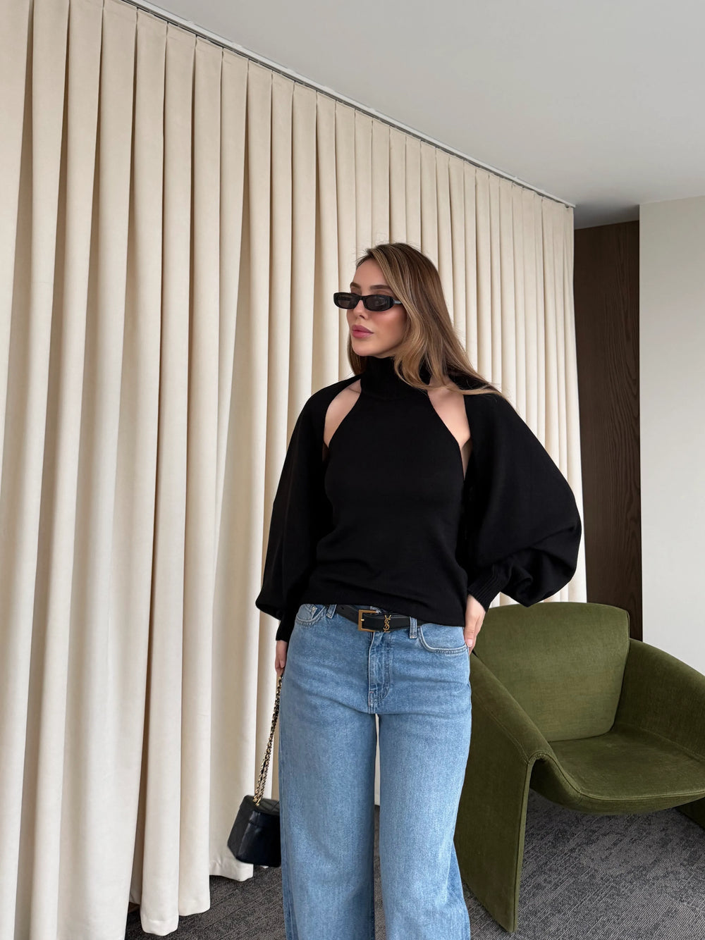 Siyah Triko Bolero Takım - 601117