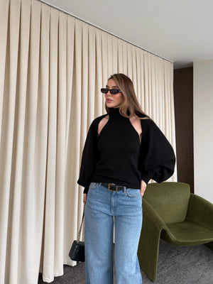 Siyah Triko Bolero Takım - 601117