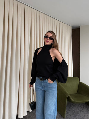 Siyah Triko Bolero Takım - 601117