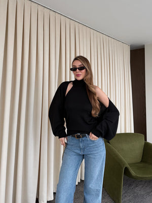 Siyah Triko Bolero Takım - 601117