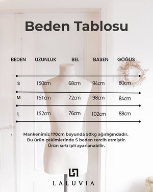 Mürdüm Fularlı Drapeli Abiye Elbise - 20630