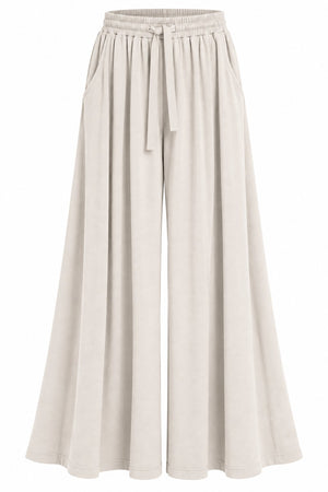 Taş Beli Lastikli Modal Pantolon - 3322
