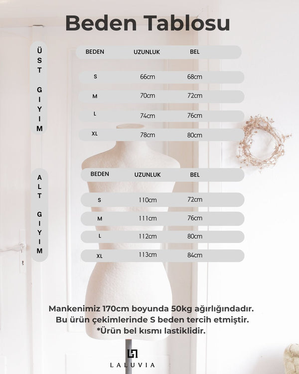 Lacivert Kemerli Denim Takım - TK8002