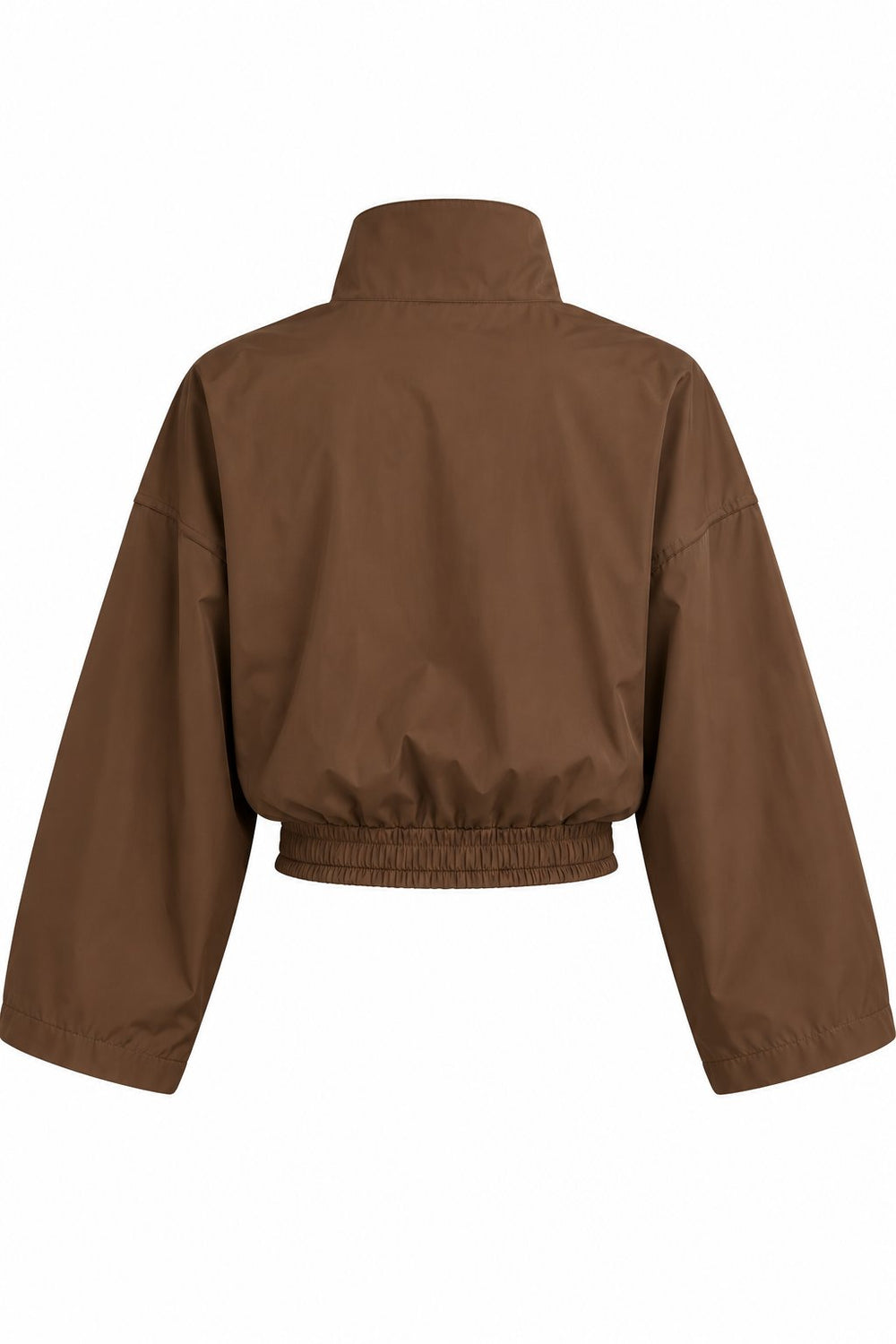 Kahverengi Bomber Saten Ceket - 2y9663 - 51229