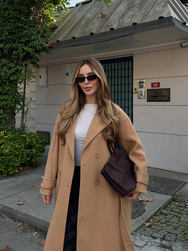 Camel New Tokyo Uzun Kaşe Kaban - 408021