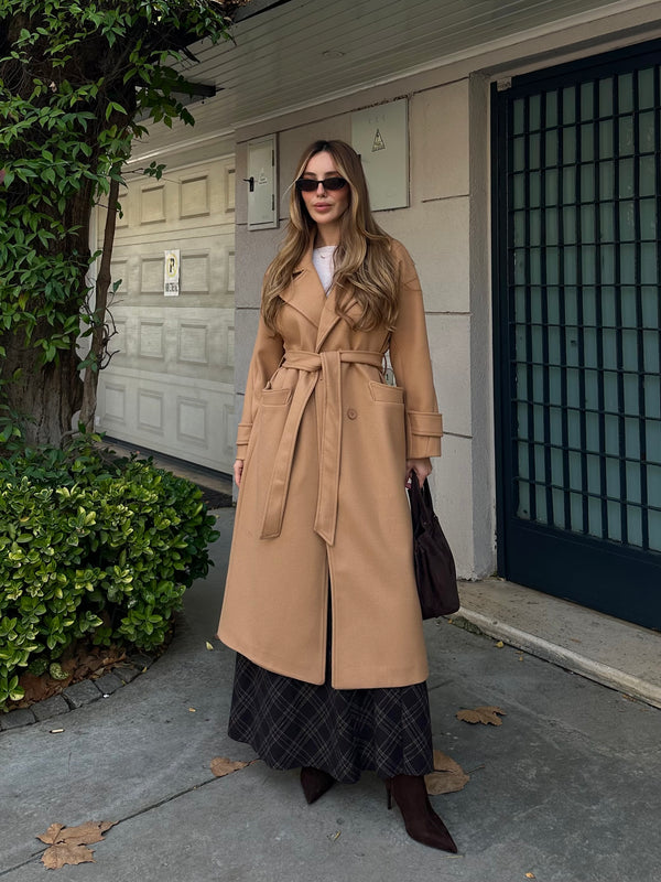 Camel New Tokyo Uzun Kaşe Kaban - 408021