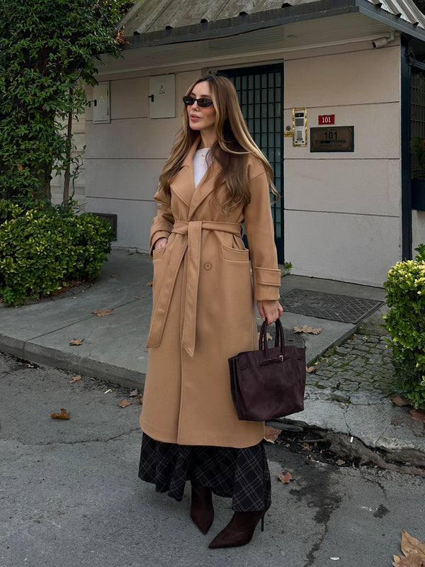 Camel New Tokyo Uzun Kaşe Kaban - 408021