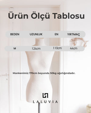 Kahverengi Shark Balıksırtı Uzun Kaban | LALUVIA