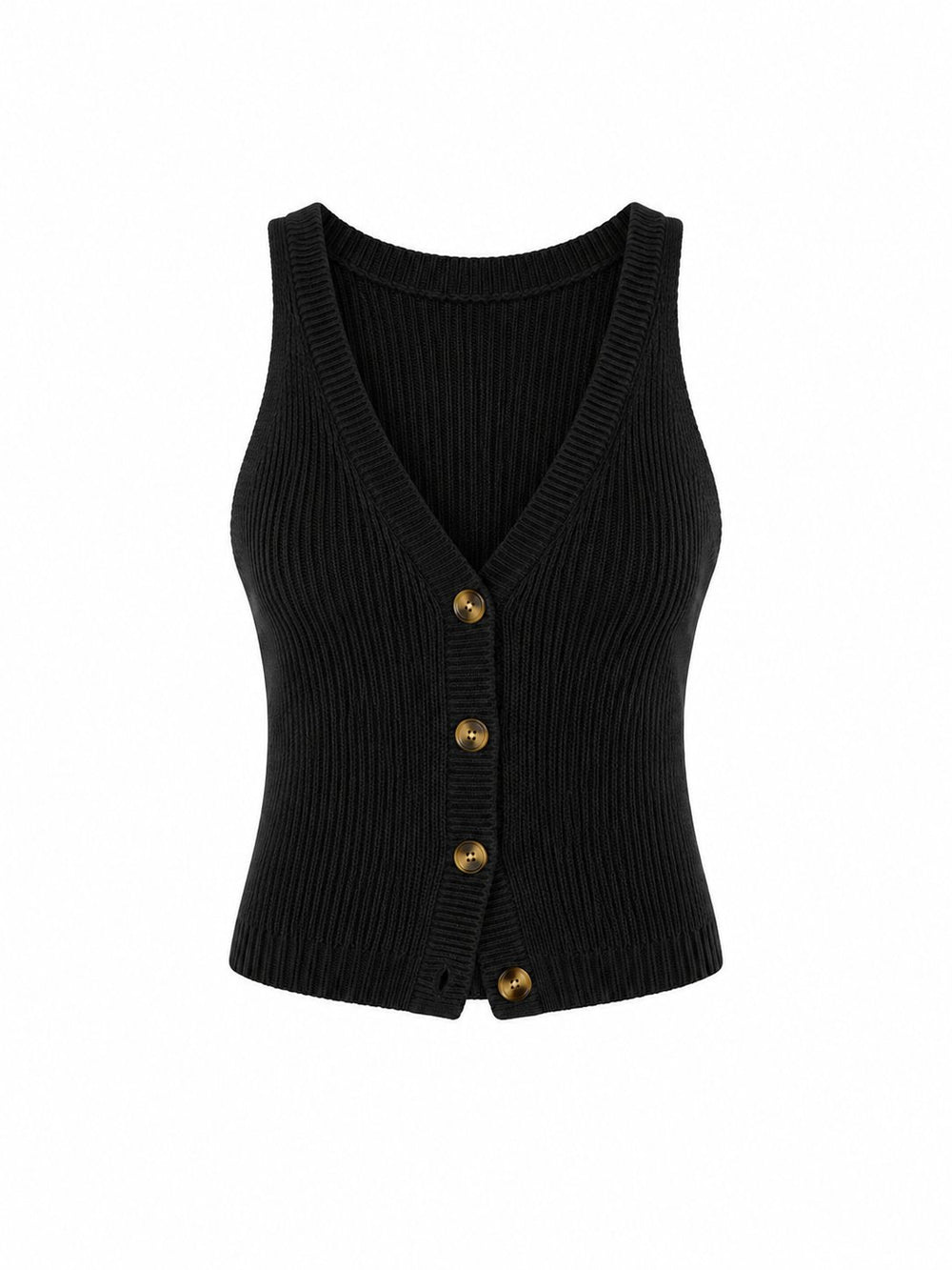 Siyah Chic Yelek - 1354
