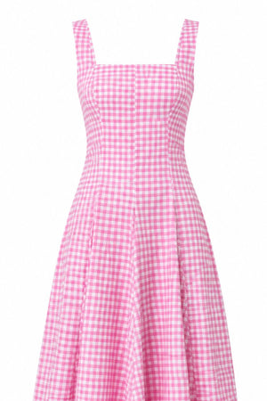 Pembe Pötikare Uzun Elbise - 261093