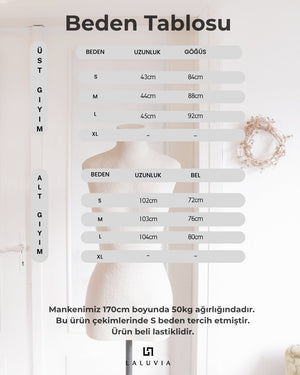 Buz Mavi Arka Tencel Denim Yelek Pantolon Takım - 4173